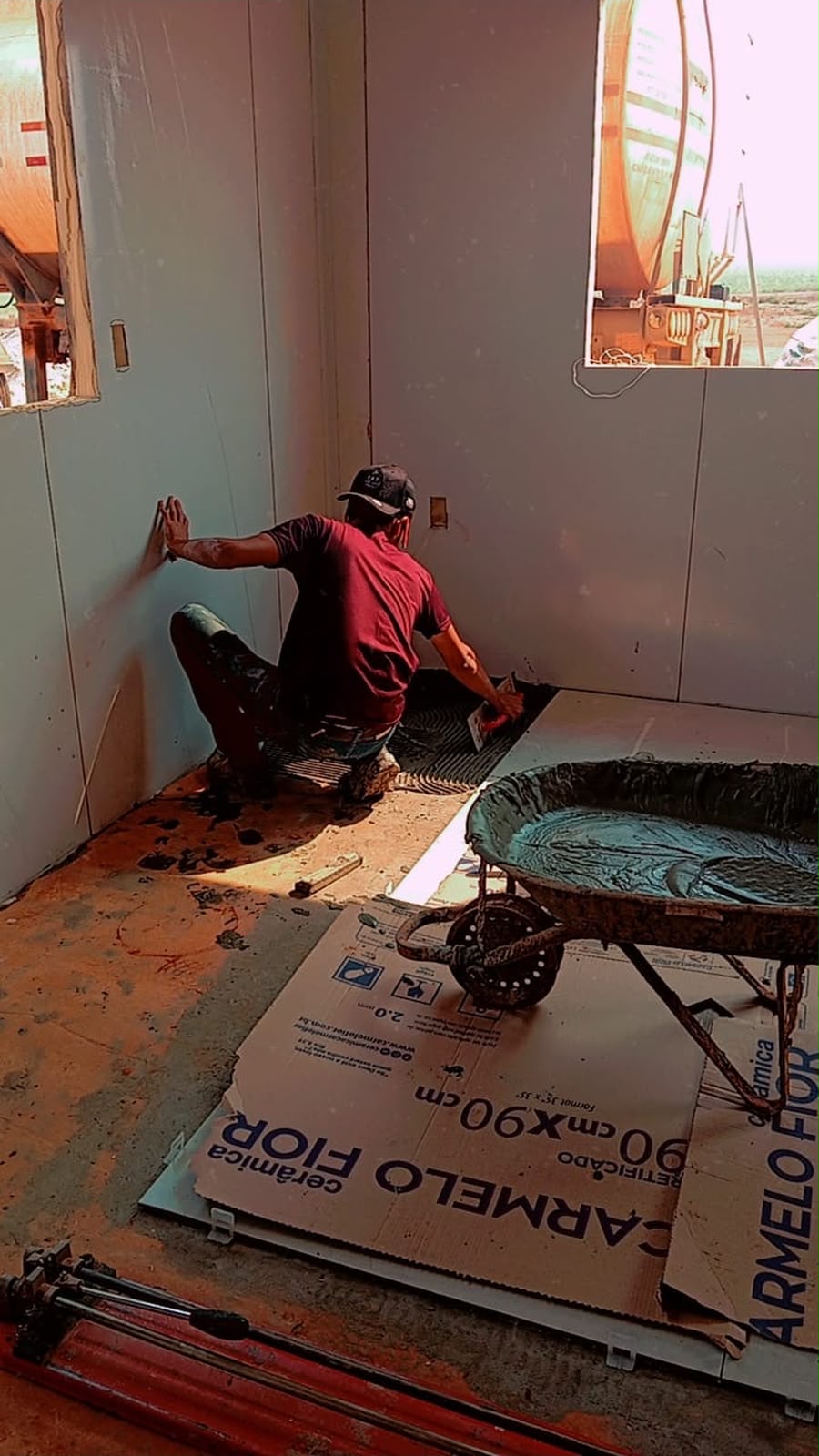 Estrutura de obra executada pela Obralizando
